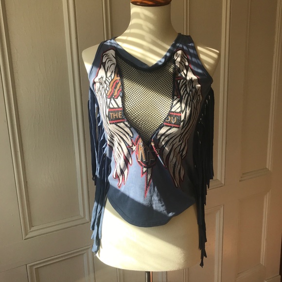 Winged and ruffled tank - Picture 3 of 3